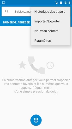 Sélectionnez Paramètres