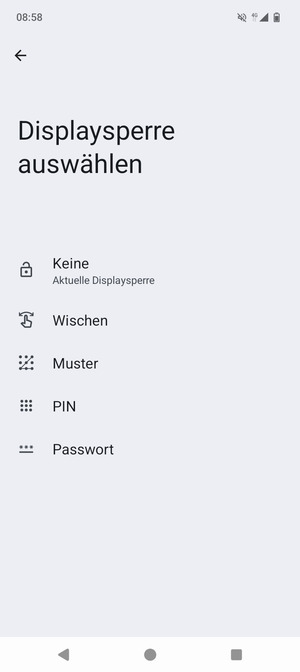 Wählen Sie Muster