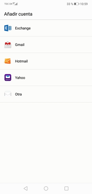 Seleccione Gmail