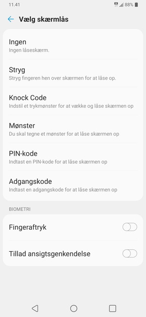 Vælg Mønster