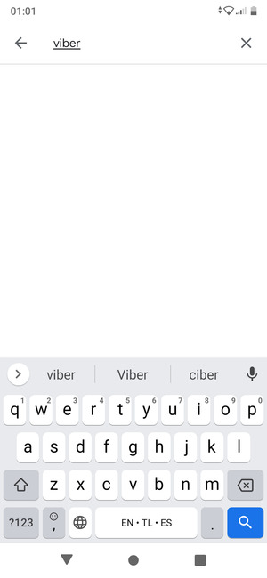 Enter the app name and select Search