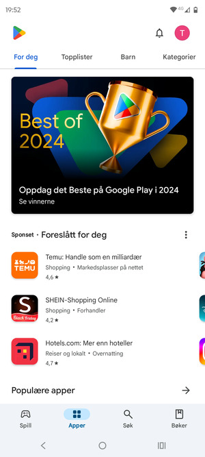 Velg Søk