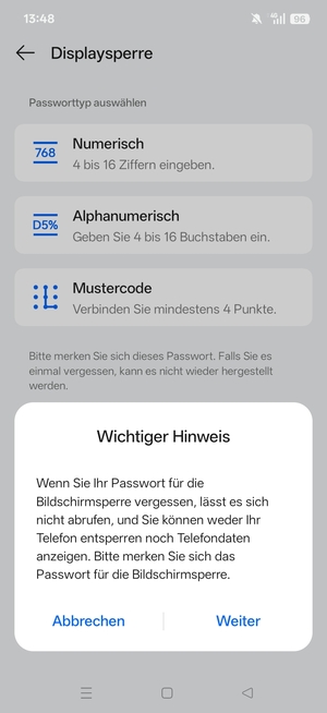 Wählen Sie Weiter