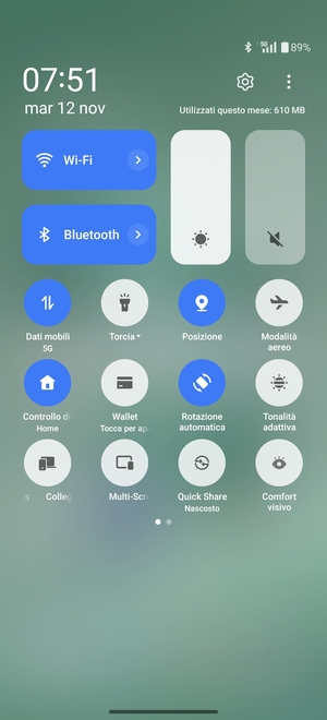 Disattiva Wi-Fi e Bluetooth