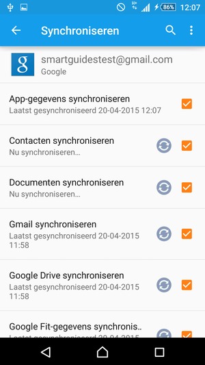 Uw contactpersonen van Google worden nu gesynchroniseerd met uw Xperia