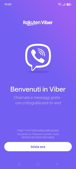 L'app è pronta per l'uso