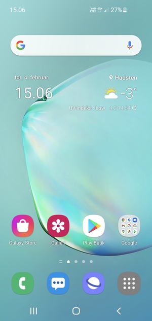 Swipe opad