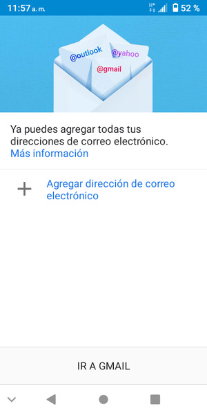 Seleccione Agregar dirección de correo electrónico
