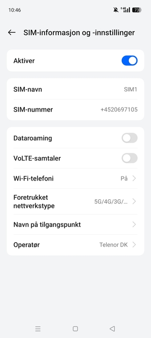 Velg Navn på tilgangspunkt