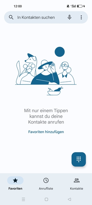 Wählen Sie Tastenfeld