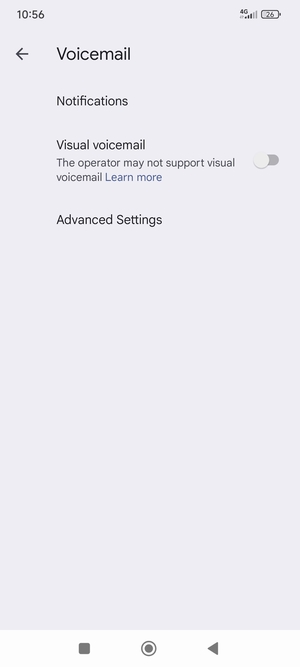 Select Advanced Settings
