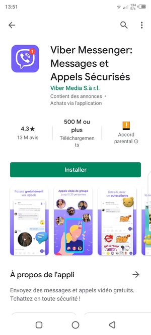 Sélectionnez Installer