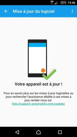 Sélectionnez le bouton du Menu