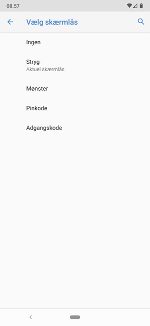 Vælg Mønster