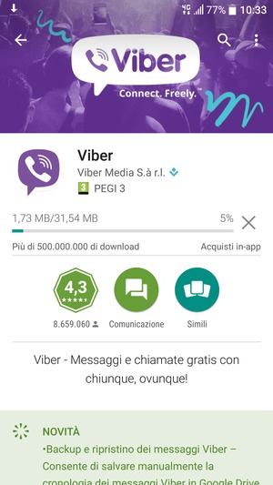 Attendi il completamento del processo di installazione