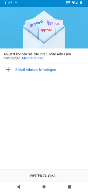Wählen Sie E-Mail-Adresse hinzufügen