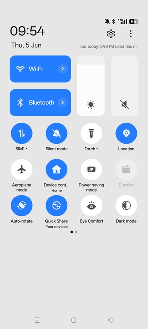 Turn off Wi-Fi and Bluetooth