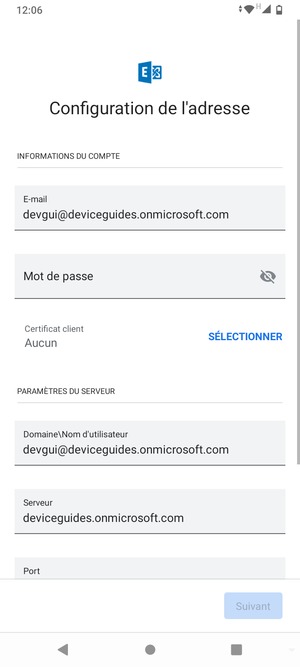 Saisissez votre mot de passe