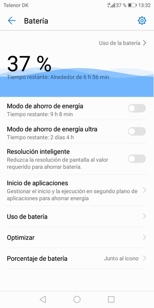 Active Modo de ahorro de energía