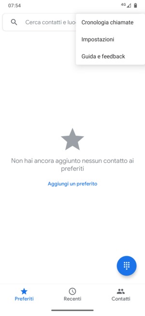 Seleziona Impostazioni