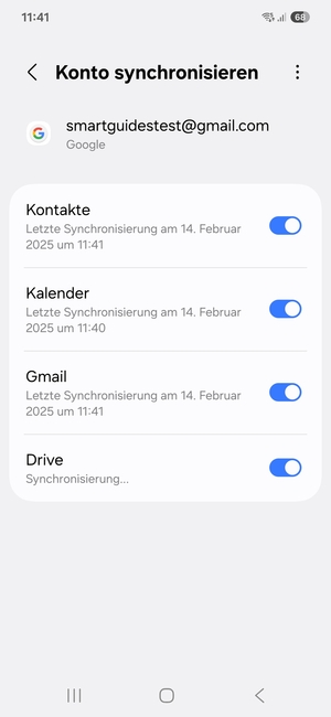 Wählen Sie die Menü-Taste