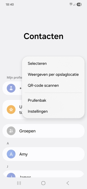Selecteer Instellingen