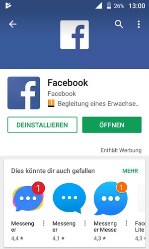 Wählen Sie ÖFFNEN