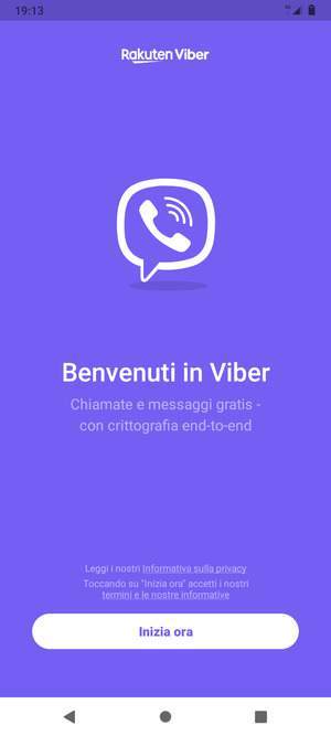 L'app è pronta per l'uso