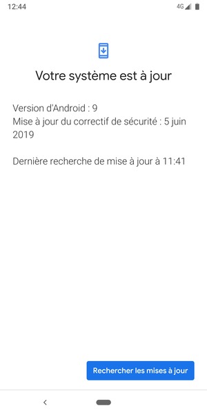 Sélectionnez Rechercher les mises à jour