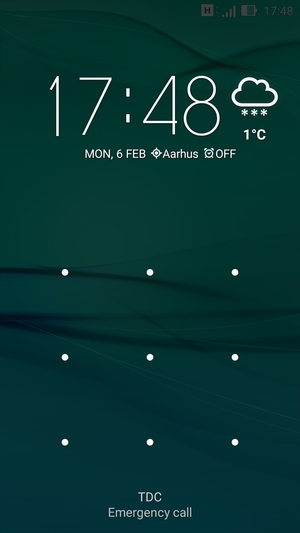 Your phone is now secure with a screen lock