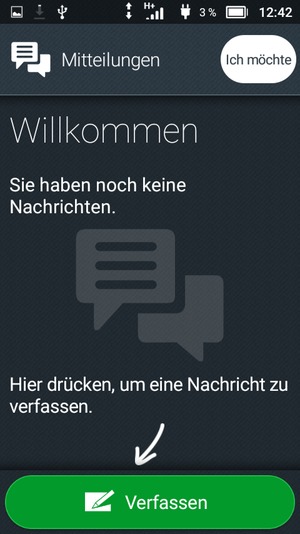 Wählen Sie Ich möchte