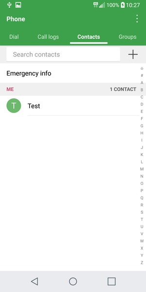 Select the Menu button