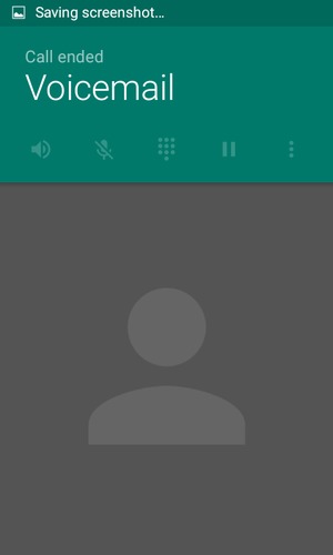 If your voicemail is calling like on this screen, your phone is set up correctly.