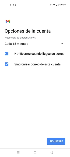 Seleccione SIGUIENTE
