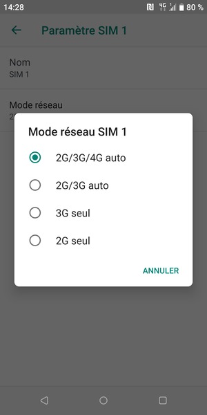 Sélectionnez votre option préférée