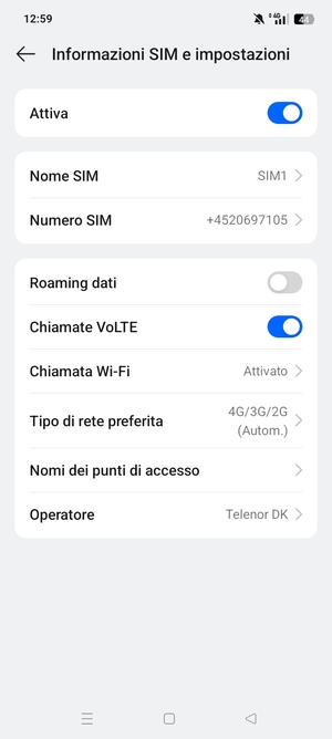 Seleziona Nomi dei punti di accesso