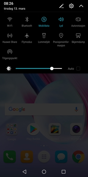 Kryss av i Auto avkrysningsboksen