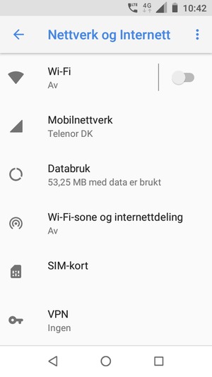 Velg Mobilnettverk