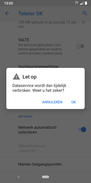 Selecteer OK