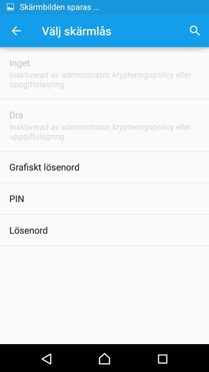 Välj Grafiskt lösenord
