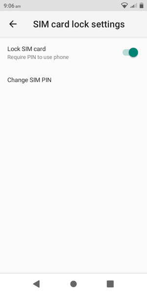 Select Change SIM PIN