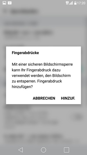 Wählen Sie ABBRECHEN