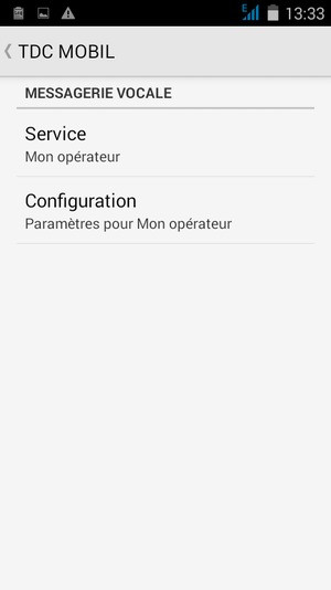 Sélectionnez Configuration