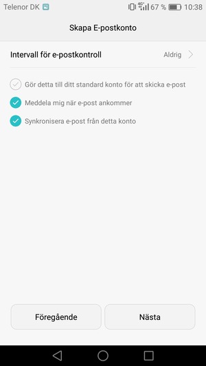 Välj Nästa