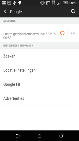Selecteer uw account