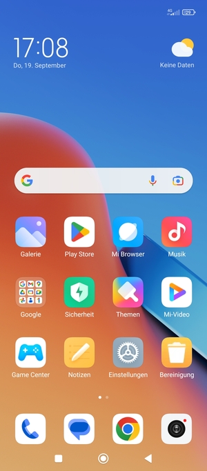 Wählen Sie Telefon
