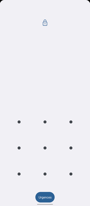 Votre téléphone est maintenant sécurisé par un écran de verrouillage