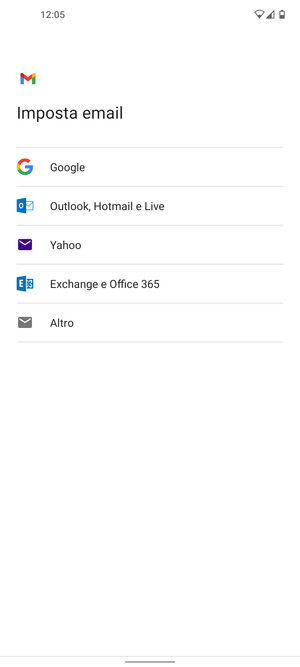 Seleziona Outlook, Hotmail e Live