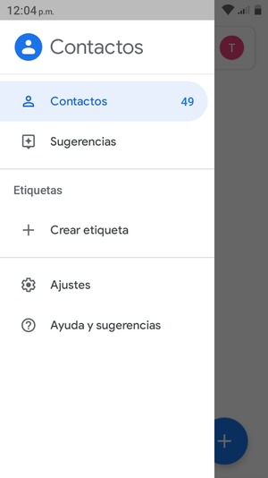 Seleccione Ajustes