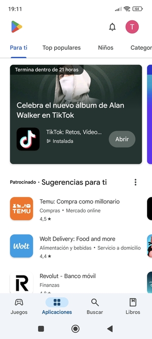 Seleccione Buscar